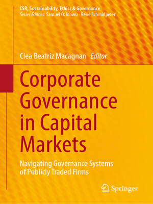 cover image of Corporate Governance in Capital Markets